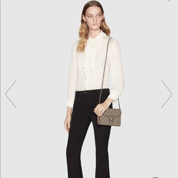 dionysus gg supreme canvas coin purse on a chain